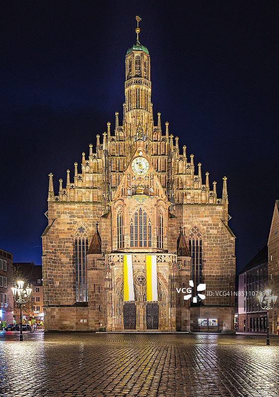 纽伦堡圣母教堂图片素材