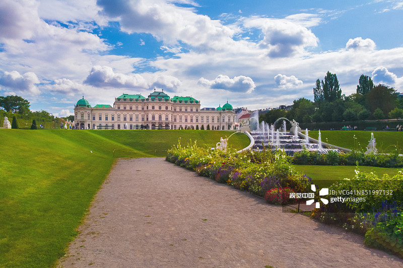 奥地利维也纳美景宫图片素材