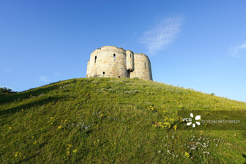 英国约克克利福德塔图片素材