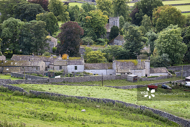 英格兰约克郡戴尔斯凯特尔韦尔村图片素材