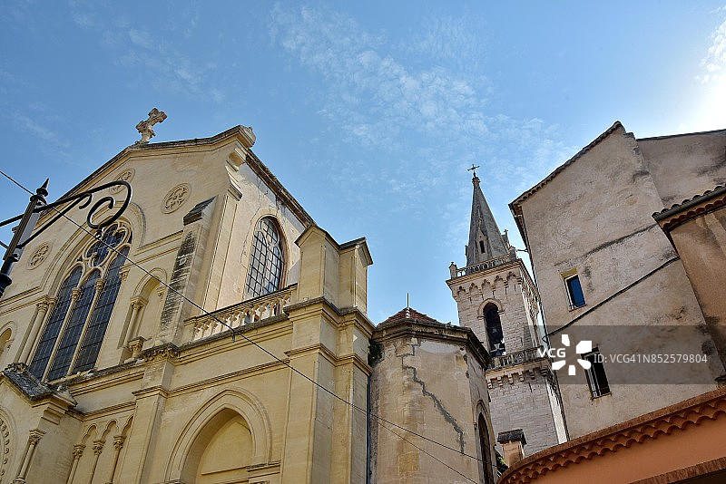 法国普罗旺斯德拉吉尼昂圣米歇尔教堂图片素材