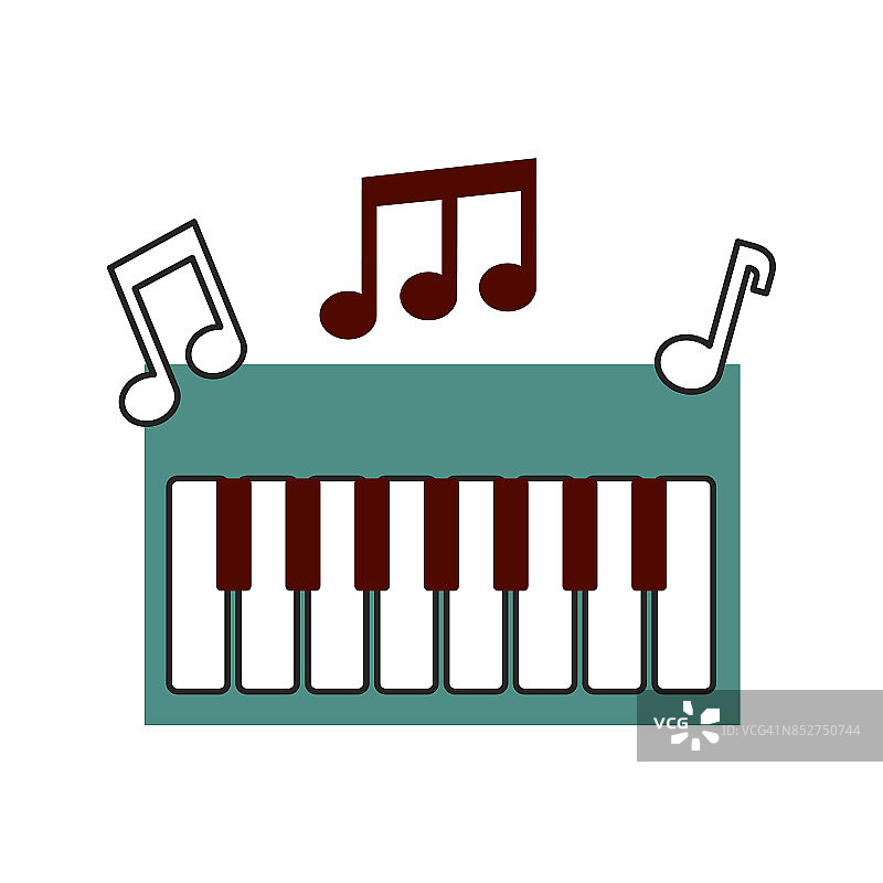合成器音符电子乐器键盘图片素材