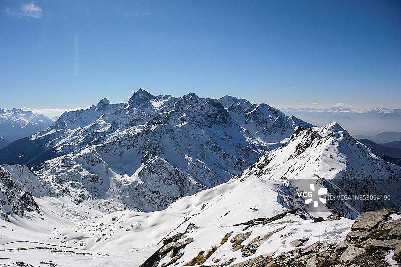 冬季山景图片素材