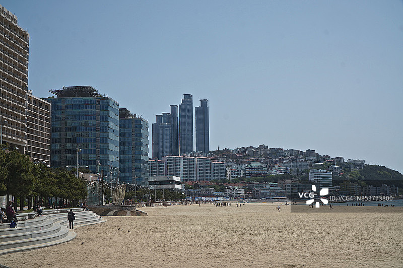 韩国釜山海云台图片素材