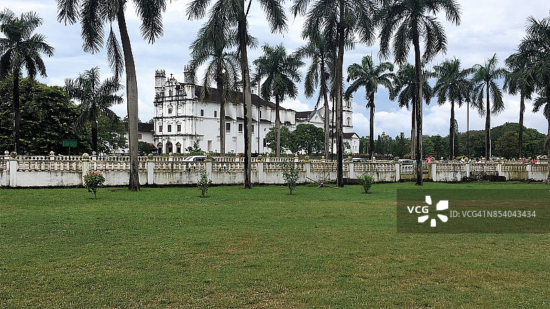 印度果阿旧城的阿西西圣方济各教堂图片素材