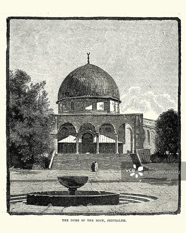 耶路撒冷圆顶清真寺图片素材