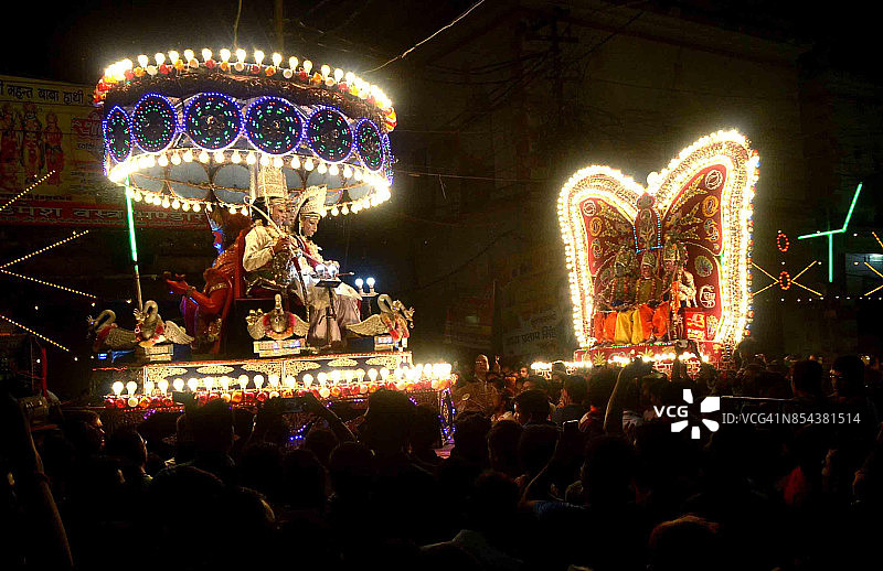 印度十胜节庆祝活动图片素材