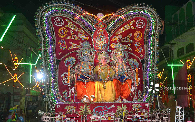 印度十胜节庆祝活动图片素材