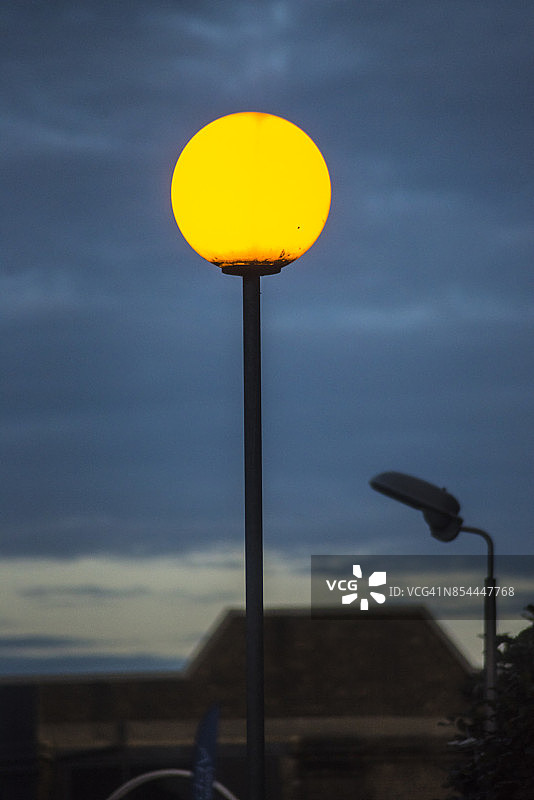 巴特西和切尔西海滨的日落和黄昏图片素材