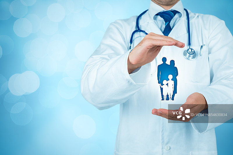 健康（医疗）和人寿保险图片素材