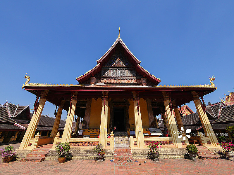 老挝西萨格寺图片素材