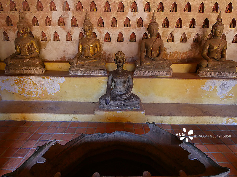 老挝西萨格寺图片素材