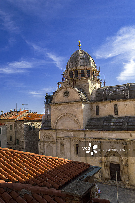 克罗地亚希贝尼克圣雅各主教座堂图片素材