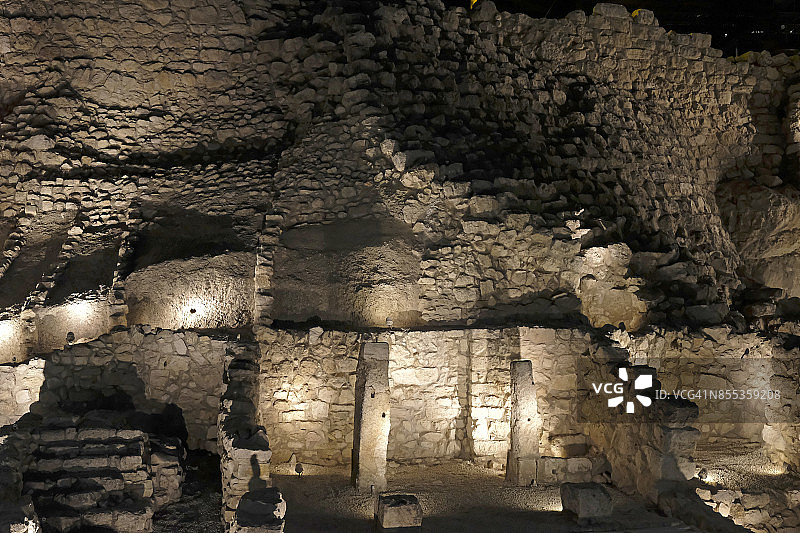 东耶路撒冷的大卫城遗址图片素材