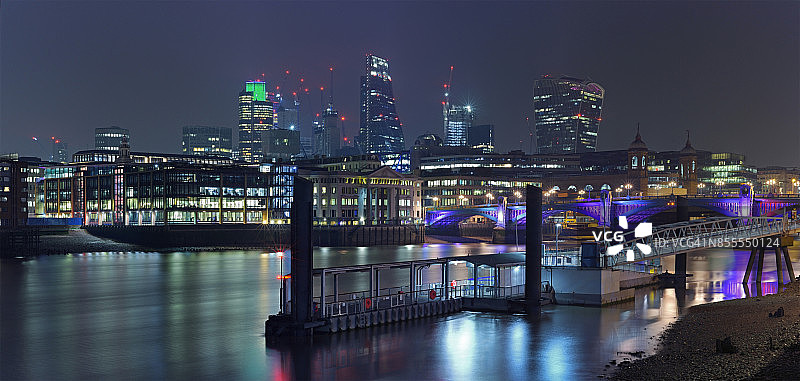 伦敦夜景图片素材