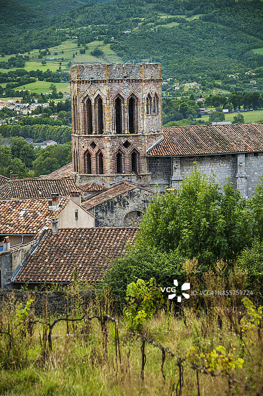 法国圣利齐耶大教堂图片素材