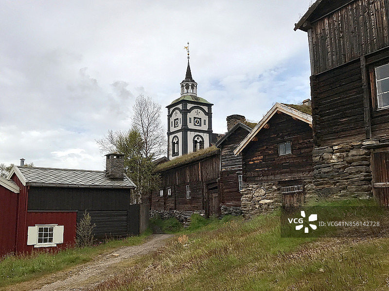 勒罗斯教堂塔楼图片素材