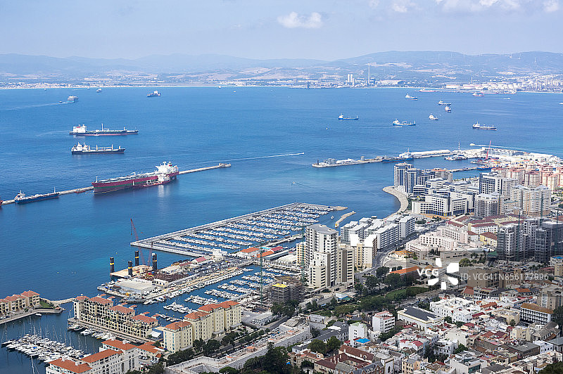 直布罗陀城市风光图片素材