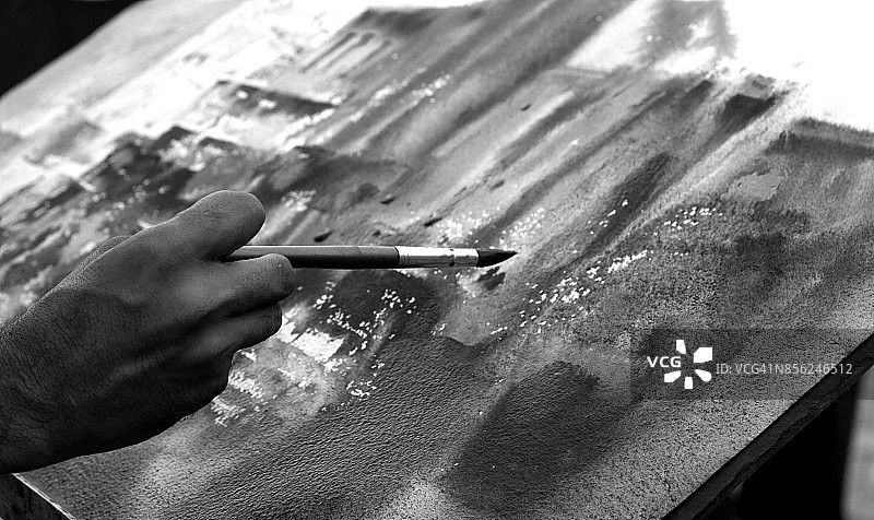 应用抽象的油漆笔触图片素材