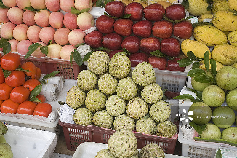 越南水果拼盘图片素材