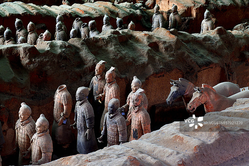 中国西安兵马俑图片素材