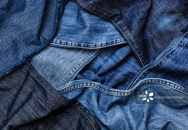 各种蓝色调的牛仔裤图片素材