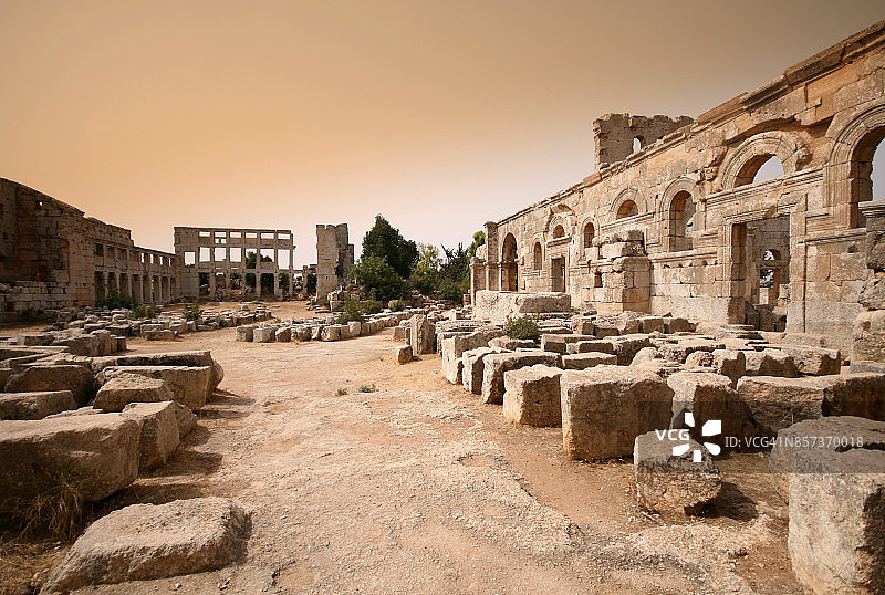 圣西蒙修道院，叙利亚图片素材