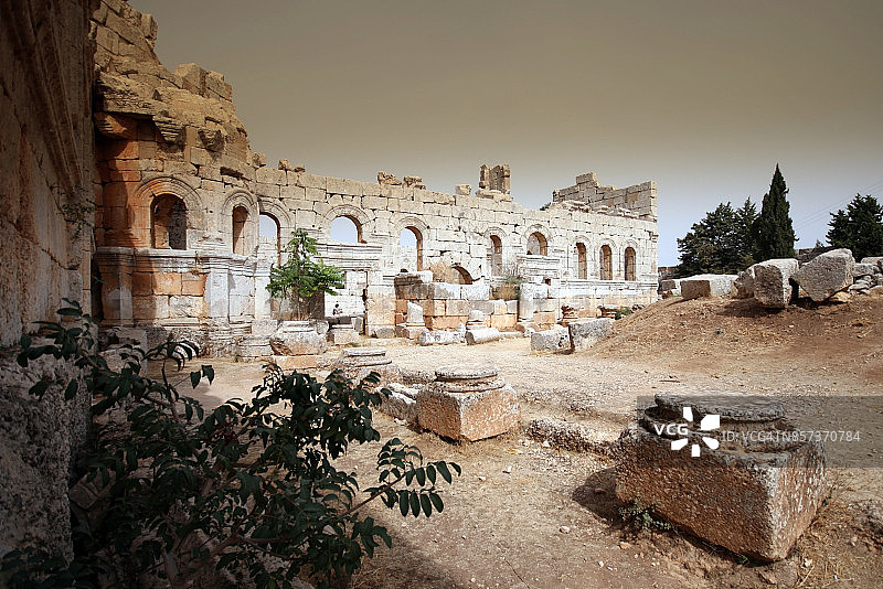 叙利亚圣西蒙教堂东巴西利卡图片素材