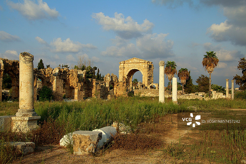 黎巴嫩提尔的罗马遗址（联合国教科文组织世界遗产）图片素材