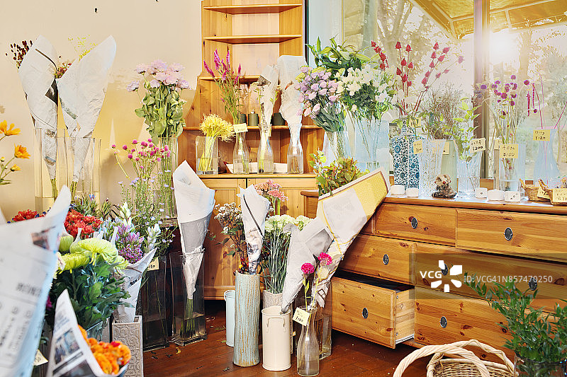 小型花店图片素材