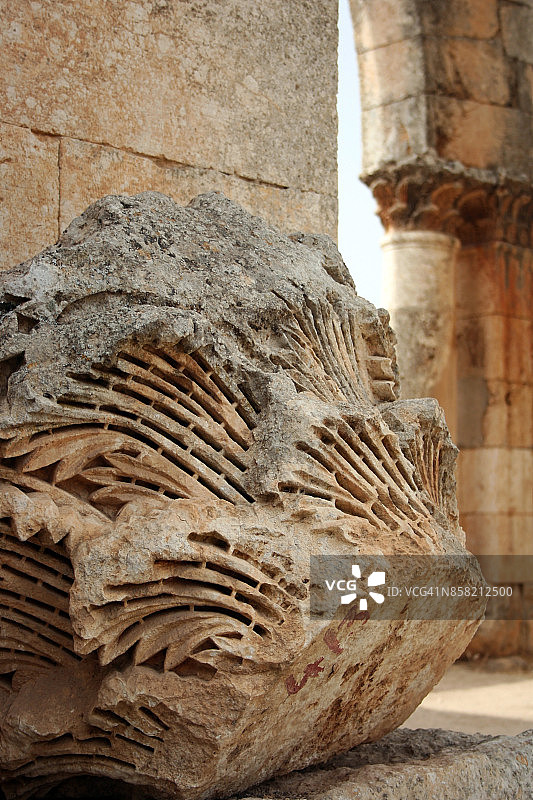 圣西蒙风化遗址，叙利亚图片素材