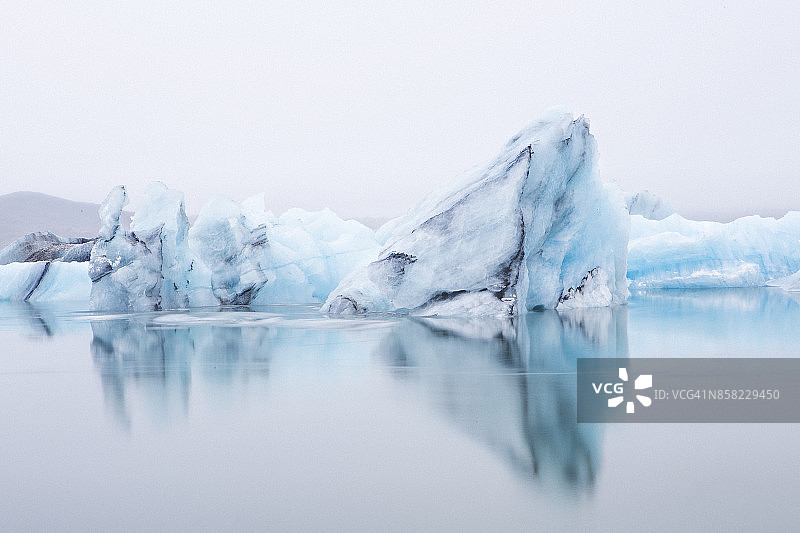 冰泻湖图片素材