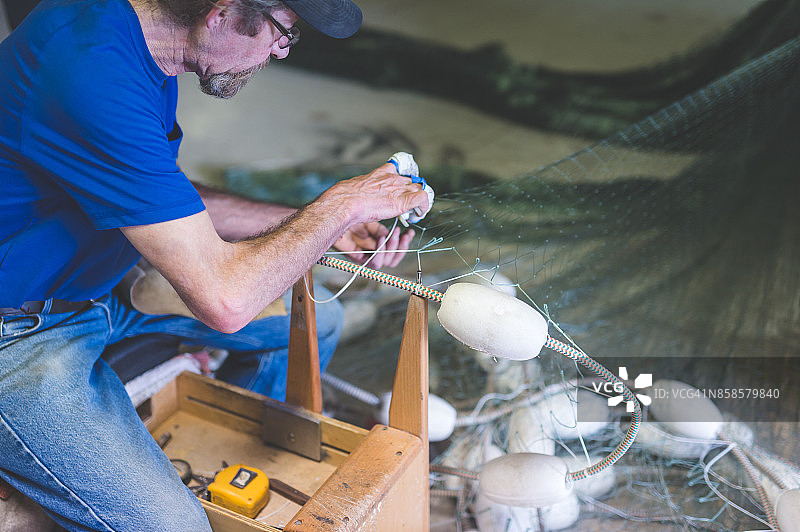 准备渔网图片素材
