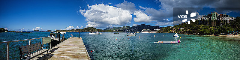 美属维尔京群岛圣托马斯岛外部景观图片素材