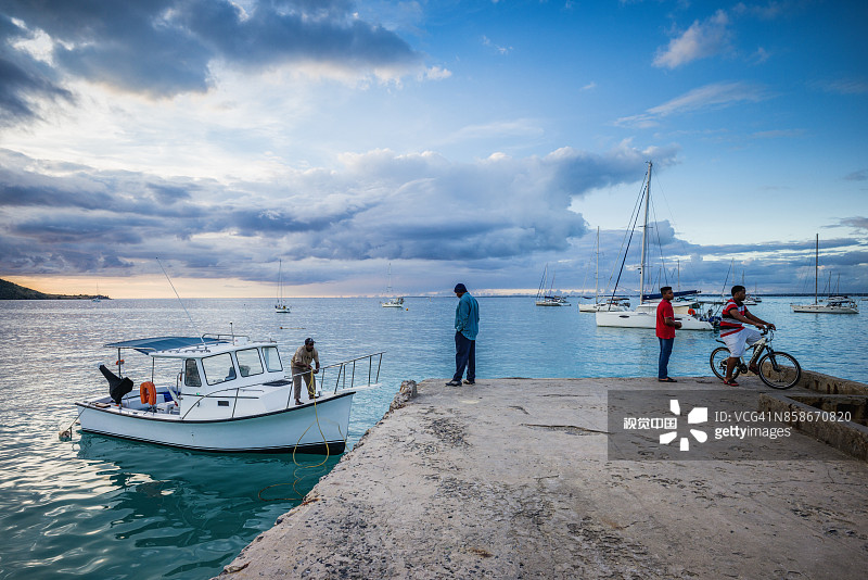 法属西印度群岛圣马丁岛外观图片素材