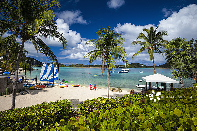 美属维尔京群岛圣托马斯岛外部景观图片素材