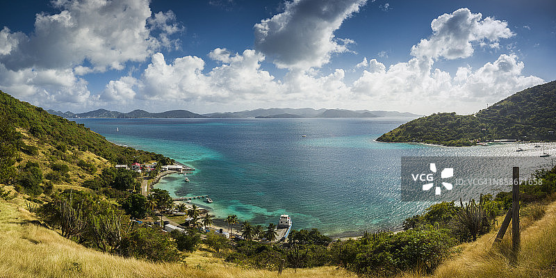英属维尔京群岛约斯特范戴克岛外部景观图片素材