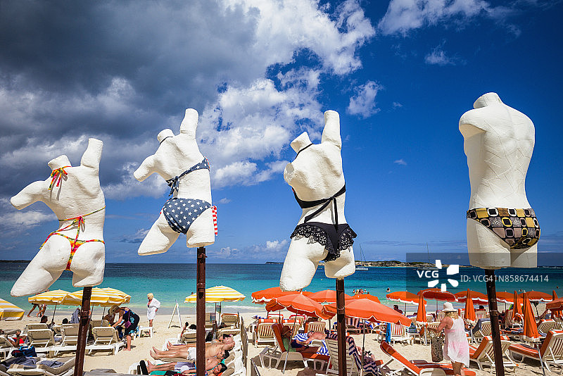 法属西印度群岛圣马丁岛外观图片素材