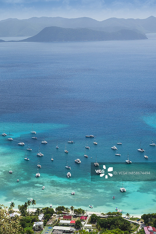 英属维尔京群岛约斯特范戴克岛外部景观图片素材