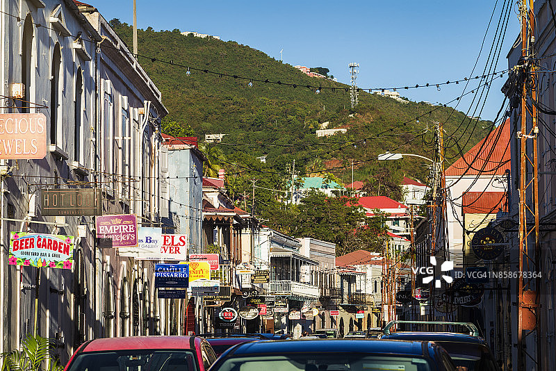 美属维尔京群岛圣托马斯岛外部景观图片素材