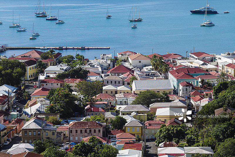 美属维尔京群岛圣托马斯岛外部景观图片素材