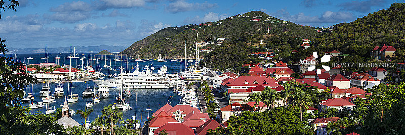 法属西印度群岛圣巴泰勒米岛外部景观图片素材
