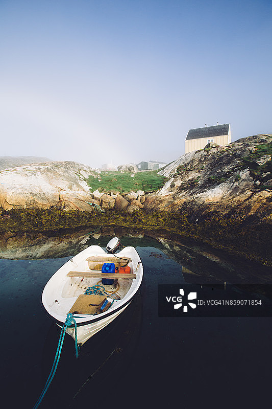 塔西乌萨克港 - 塔瑟米特峡湾图片素材