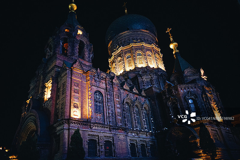 哈尔滨圣索菲亚大教堂图片素材