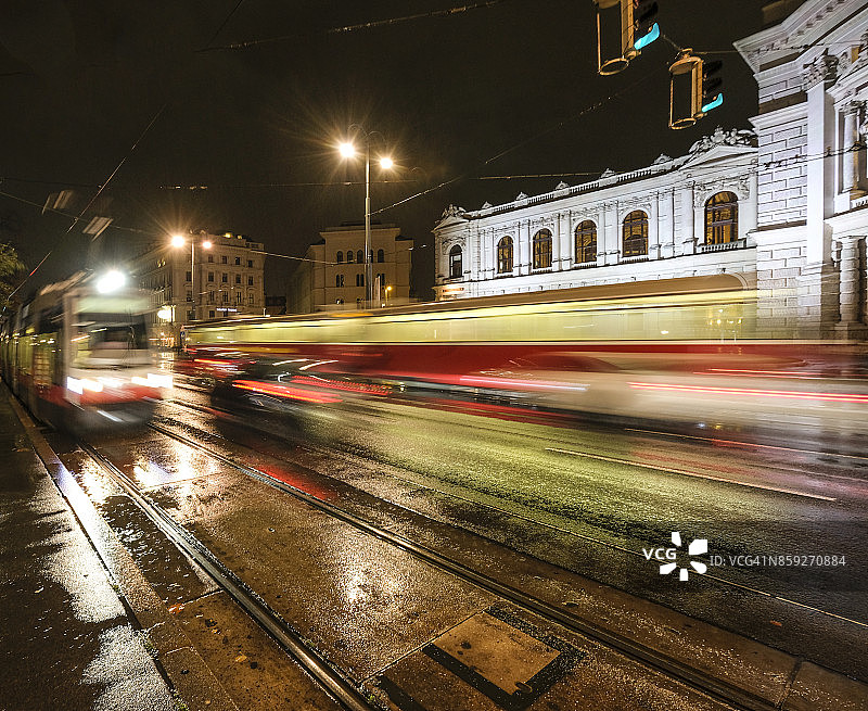 维也纳有轨电车图片素材