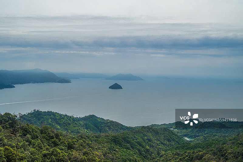 日本宫岛濑户内地区黑神岛图片素材