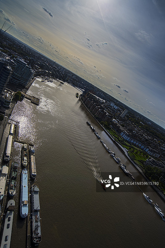 直升机航拍景观图片素材