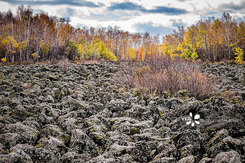 中国黑龙江五大连池图片素材