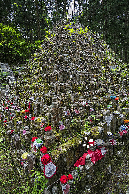 高野山町石道墓地和圣区图片素材