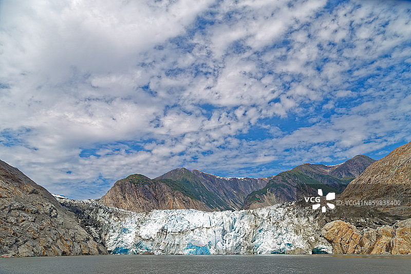 索耶冰川风光图片素材